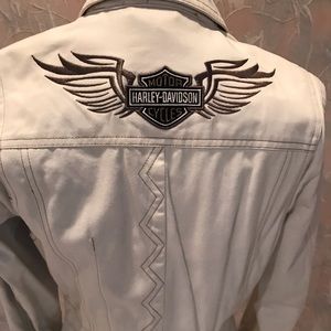 Harley Davidson natural colored spring jacket